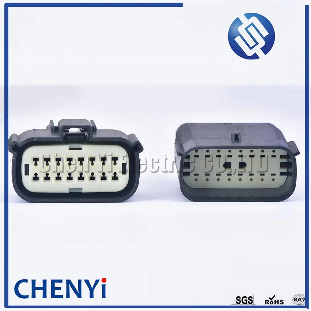 16 Pin 33472-1601 33482-1601 Headlight Socket Automotive Lamp Light Connector For Ford Focus Mondeo EDGE Fiesta 33472-1740
