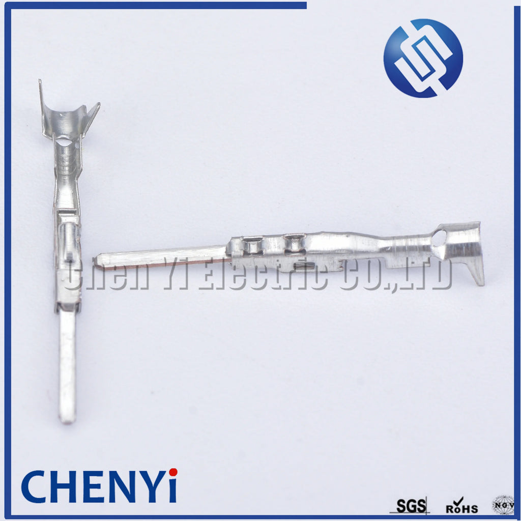 50 Pcs crimp male terminals for auto connector repalcement of 1718760-1 for 4F0973706 1718653-1 1-1924067-4 G406
