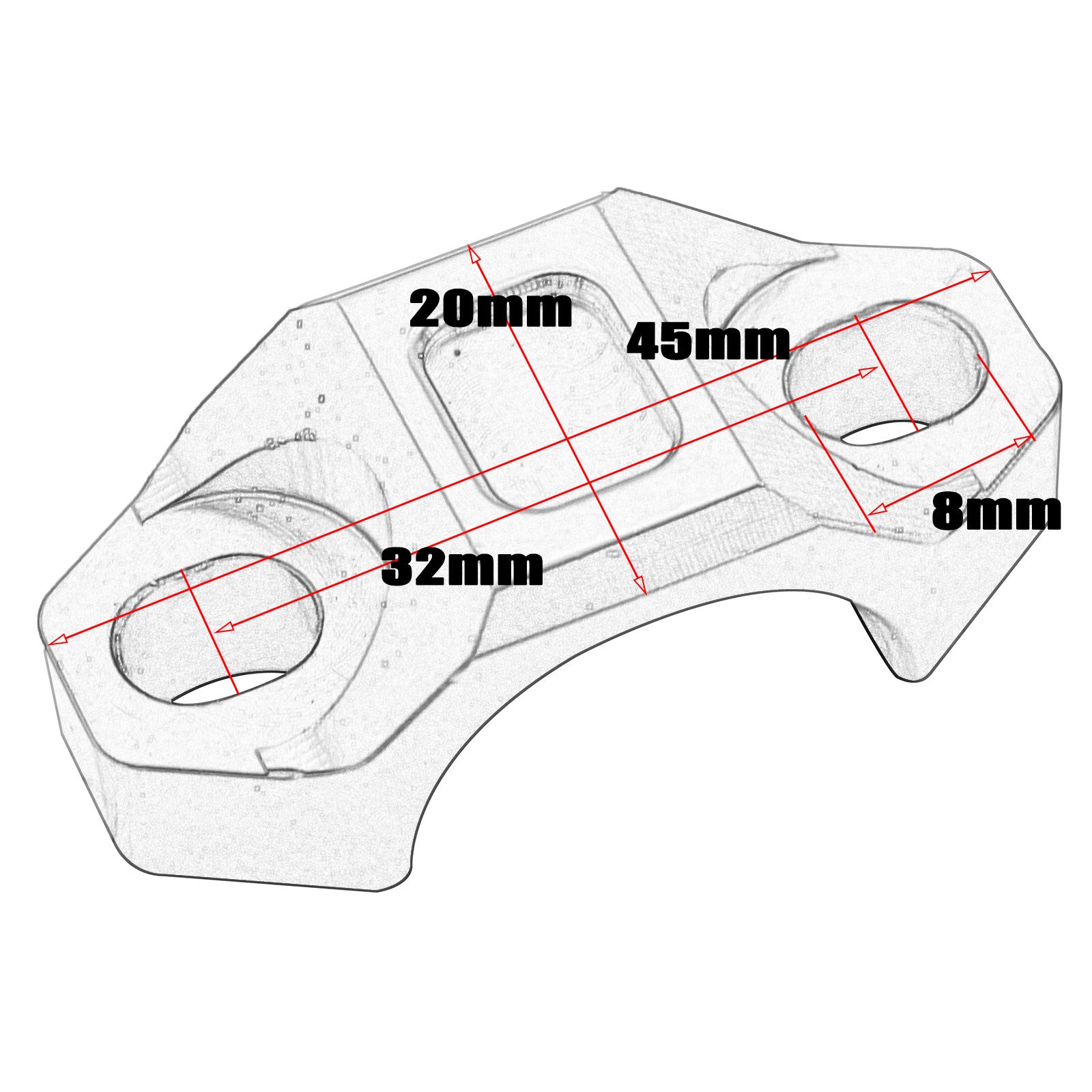 Motorcycle Clutch Brake Master Cylinder Handlebar Bar CNC Clamp Cover For Honda KTM Yamaha Kawasaki Suzuki ATV Dirt Bikes Parts