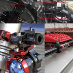 17-32mm Motorcycle Handlebar Bumper Mount Bracket Clamp For LED Spot Fog Light For Front Shock Absorber Installat