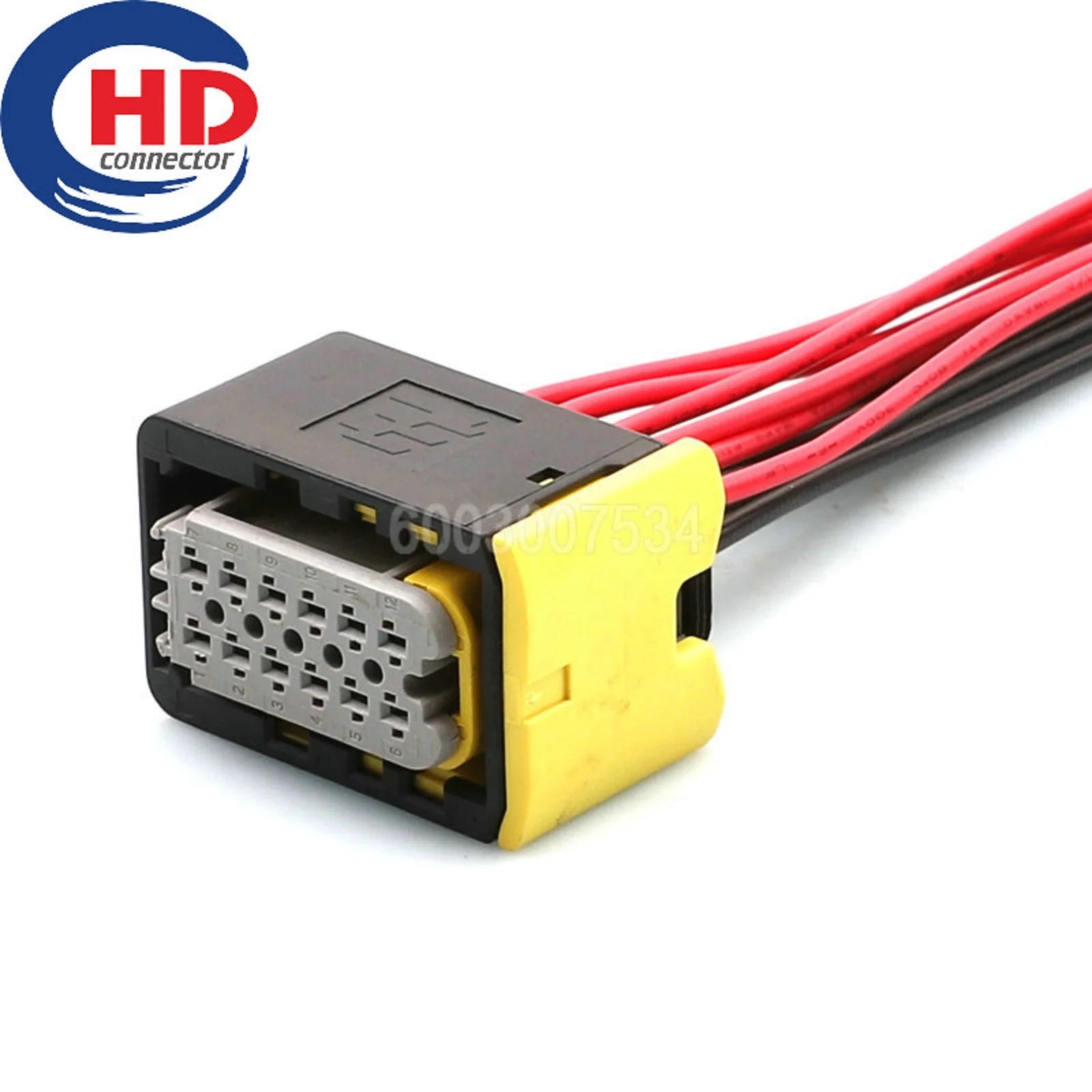 12 Pin Connector Series Waterproof Series Female Connector Cable Plug Motorcycle Electrical Harnesses Wiring Harness 2-1703639-1