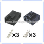 3-Pin Connectors Unsealed 7.8mm Male Female Connectors Automotive Electrical Wire Harness Cable Socket 7282-3030 7283-3030