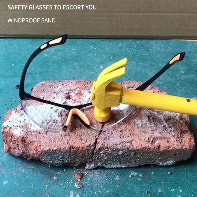 Clear Eye Sand Prevention Windproof Safety Riding Goggles Vented Glasses Work Laboratory Safety Goggle Glasses Spectacles Amagi