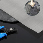 Car Bumper Stainless Steel Repair Mesh Plastic Crack Repair Mesh Welding Wire Mesh Net for Bumper Body Hood Vents 15x20cm