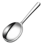 Heavy-Duty Commercial/Home Kitchen Spoons/Large Serving Spoon with Heat-Resistant Short Handle Drain Holes for Easy Cleaning