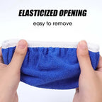 Microfiber Car Waxing Polishing Sleeve 5-10 Inches Polisher Pad Wash Buffer Waxing Sleeve Auto Body Care Cleaning Accessories
