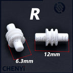 100 Pcs 1/1.5/1.8/3.5/4.8/6.3 car wire connector waterproof ring circle rubber seal solid plug silicone sheath cap for Connector