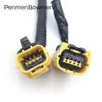 1 Set 4 Pin Car Crash Seat Belt Air Cushion Electrical Cable Connectors Female Male Wire Harness Plug For Honda Civic Accord Fit