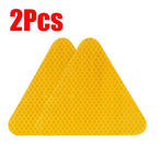 1-4Pcs Safety Reflective Sign Board Reflective Sticker Warning Triangle Warning Reflector Truck Stop Warn Sign Plate Rear Light