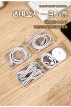 Data Cable Storage Box Home Phone Charger Separate Storage Box Desktop Cable Organizer Multifunctional Storage Organizer Amagi