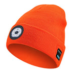 LED Lighted Beanie Hat USB Rechargeable Unisex Warm Winter Knitted Cap Headlamp Flashlight For Night Running Cycling Amagi