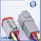 DT 2 3 4 6 8 12 Pin Automotive Sealed Electric Plug male female Waterproof Connector Wire Harness DT06-2S DT04-2P For Deutsch