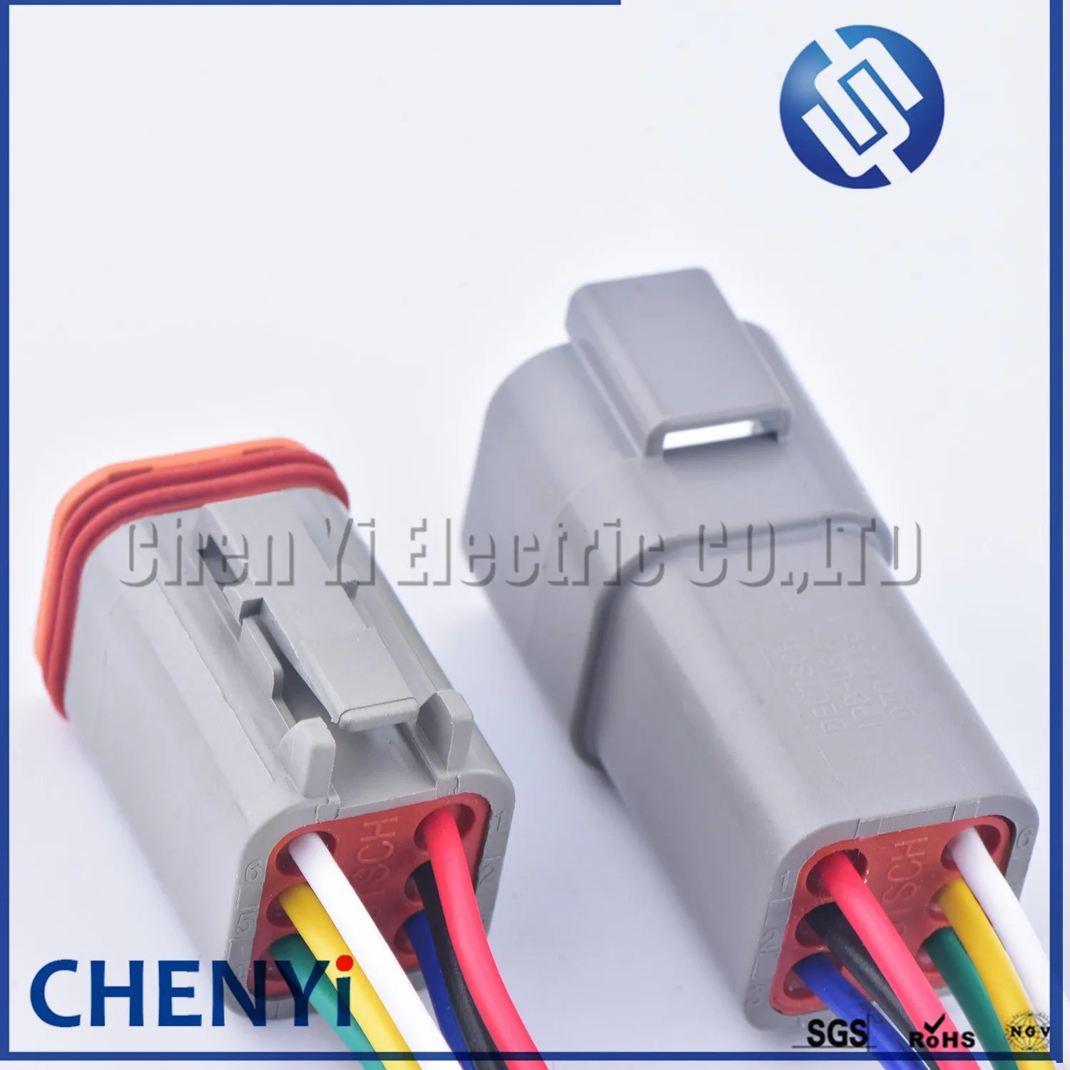 DT 2 3 4 6 8 12 Pin Automotive Sealed Electric Plug male female Waterproof Connector Wire Harness DT06-2S DT04-2P For Deutsch