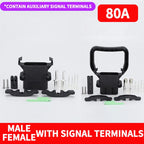 1/5/20 Sets REMA Type Connector 80A 160A 320A Electric Forklift Power High Current Battery Charger Male And Female Plugs Sockets