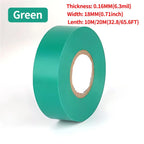 10/50/100 Rolls Electrical PVC Insulation Tape, Black Wire Wrapping Tape 10M/20M Length, 0.71 Inch Wide for Electrical Repair