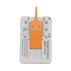 1 PCS Plastic Tire  Tread Ruler 0-20MM Vernier Depth  Caliper Tire Tread Depth Ruler Tire  Tread Depth Ruler  Vernier Depth Gage