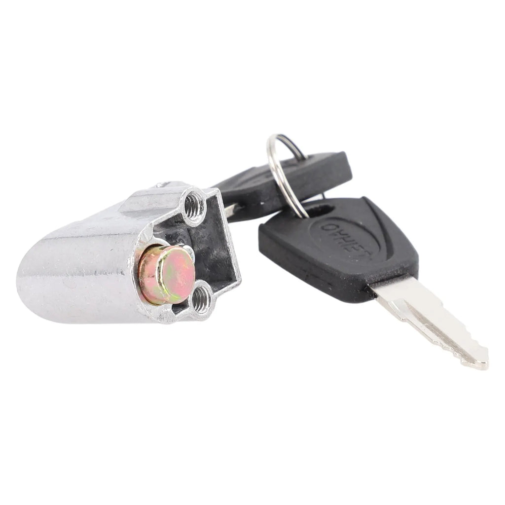 New Battery Safety Pack Box Lock W/2 Key Ignition Lock Metal For Motorcycle E-Bike Scooter Lgnition Switch Battery Safety Box