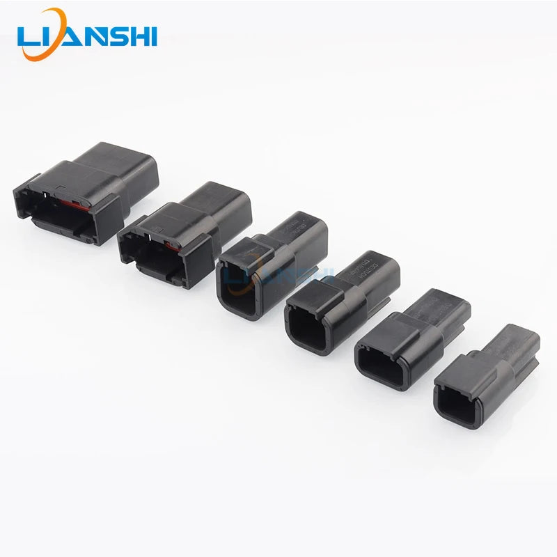 DTM04-2P-E004 automotive connector, Dechi plug-in, DTM06-2S-E004 waterproof plug for heavy truck wiring harness