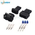 357972763 Car throttle fog lamp 3-hole plug male and female waterproof wiring harness connector DJ7032-3.5-11/21