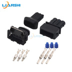 357972763 Car throttle fog lamp 3-hole plug male and female waterproof wiring harness connector DJ7032-3.5-11/21