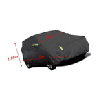 Universal For Audi A3 A4 A5 A6 A7 B7 B8 C5 Q2 Q3 Q5 7 Body Full Covers Black/Silver Outdoor Sun Snow Rain Protection Cover Amagi