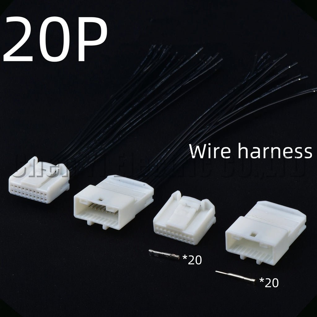 20-pin wire harness harness player connector audio vehicle central control toyota nissan