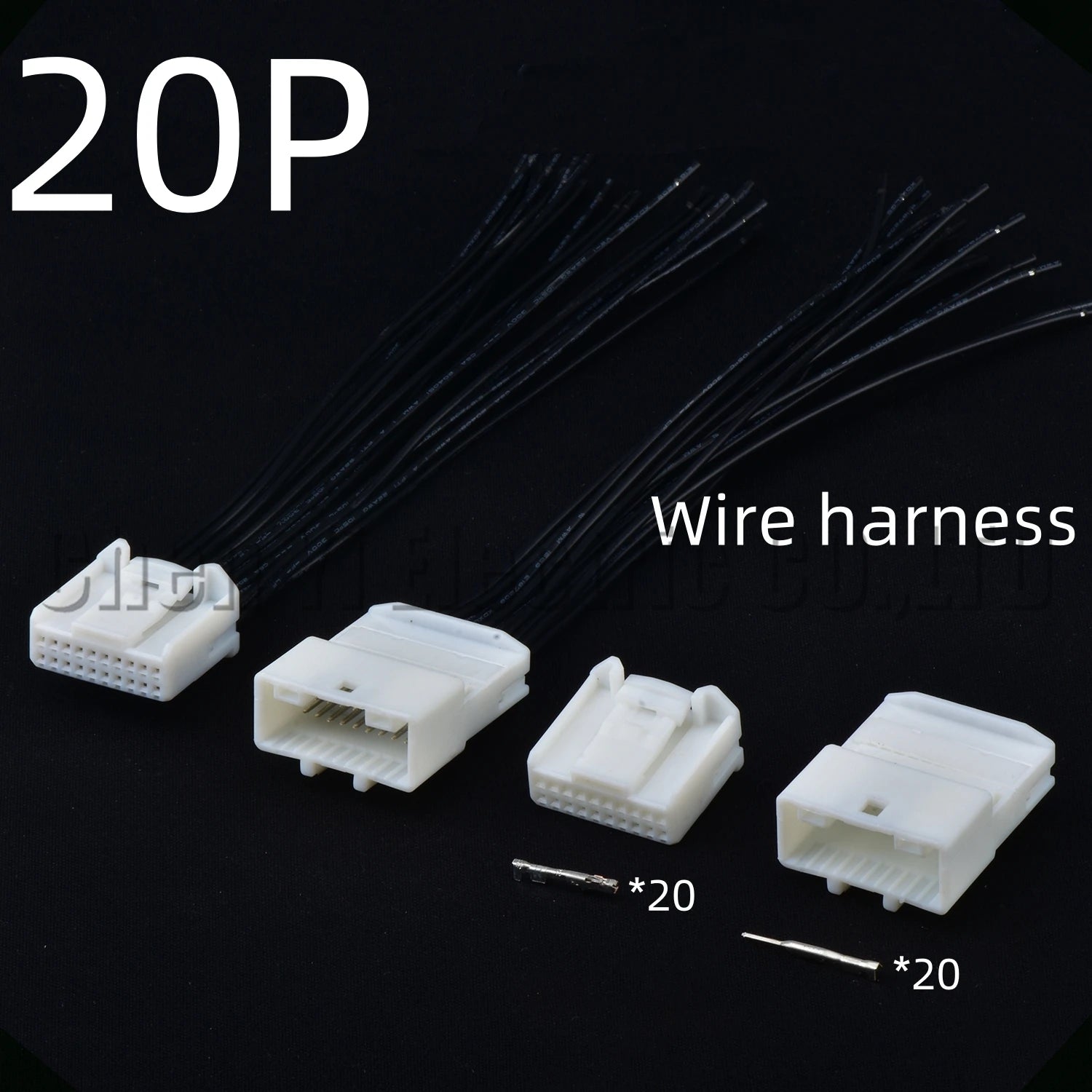 20-pin wire harness harness player connector audio vehicle central control toyota nissan