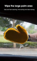 Car Washing Gloves Double Sided Coral Fleece Thickened Super Absorbent Car Wiping Gloves Cleaning Tools Amagi