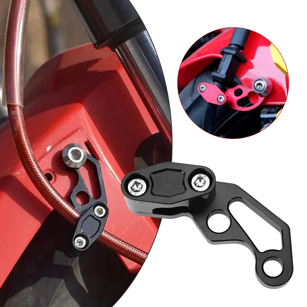 Motorcycle Bikes  Oil Hose Clamp  Modified Oil  Pipeline Brake Line Clamp Protector Aluminum Alloy Hose Clip Accessories