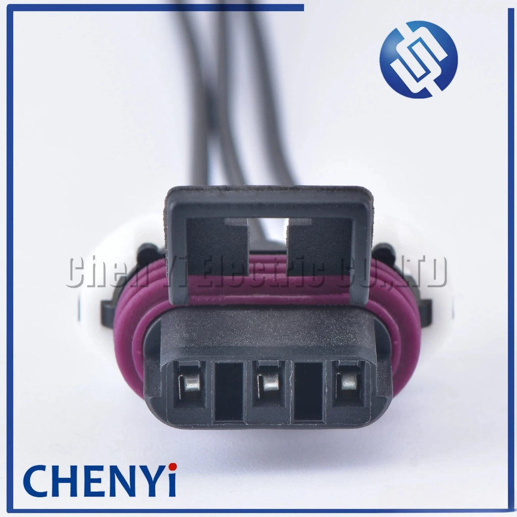 3 Pin Way black female temperature Sensor Plug auto waterproof connector 12129615 12110293 with 15cm wires For Metri-Pack 150