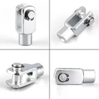 SC Standard Pneumatic Cylinder I/Y Type Mounting Fitting with Pin Connector – Accessory for MAL/MA Air Cylinders