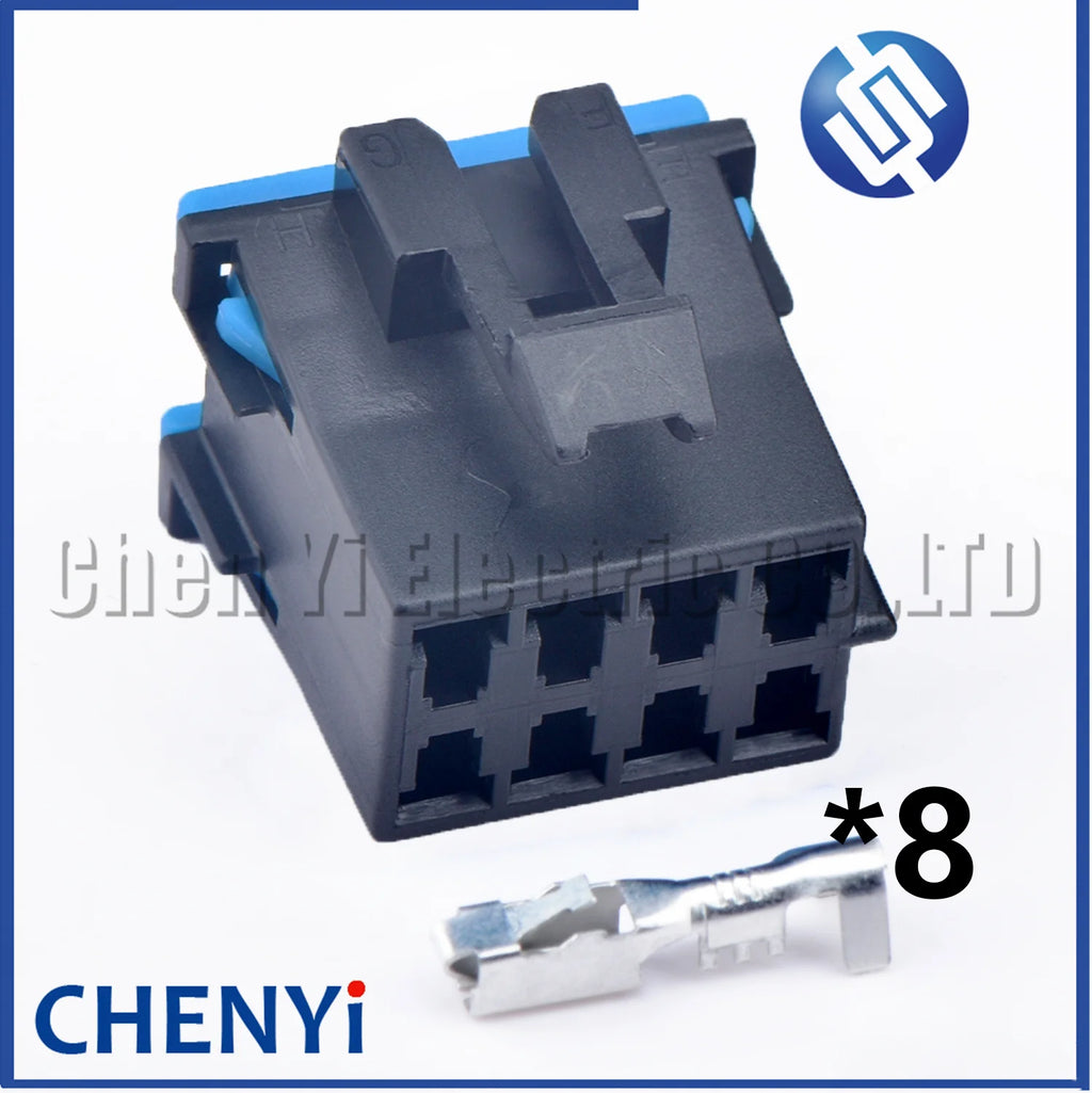 8 Pin 2.8 Series Auto Wiring Socket AC Assembly 12066195 12065141 12064998 12064999 Automobile Unsealed Connector Plug