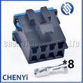 8 Pin 2.8 Series Auto Wiring Socket AC Assembly 12066195 12065141 12064998 12064999 Automobile Unsealed Connector Plug