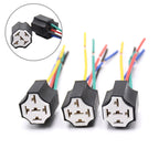 5 pins Auto relay socket 5 pin relay connector plug Ceramic Relay Holder Seat High Relay With Pins Ceramic Car relay holder