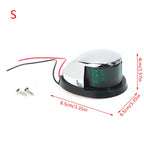 Red&Green Boat Lights 12V LED Bow Navigation Boat Light Red Green Sailing Signal Light for Marine For Boat Yacht Warning Light