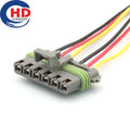 6 Pin female Car Wire Harness Waterproof Connector Automobile Accessories Auto Cable Socket AC Assembly Plug 12110295 For Delphi