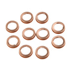 10 Pcs Metal Oil Drain Plug Crush Washer Gasket 11026-01M02 For Nissan For Infiniti Oil Drain Plug Crush Washers Gaskets