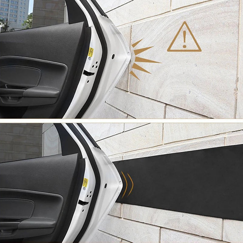 100x20cm Car Door Garage Rubber Wall Guard Bumper Safety Parking Garage Door Protector Crash Wall Mat Car Protective Device
