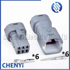 6 Pin waterproof Car camera connector Car Door Handle Plug MG614130-4 MG644483-4 7123-1865-40 For HYUNDAI KIA Land Rover Volvo