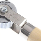 1pc Car Sound Deadening Roller Smooth Insulation Roller Metal Noise Deading Tool Metal Wood Color EasyToCarry Material Effective