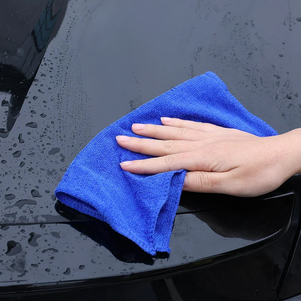 1/30Pcs Microfiber Towels Car Wash Drying Cloth Towel Household Cleaning Cloths Auto Detailing Polishing Cloth Home Clean Tools