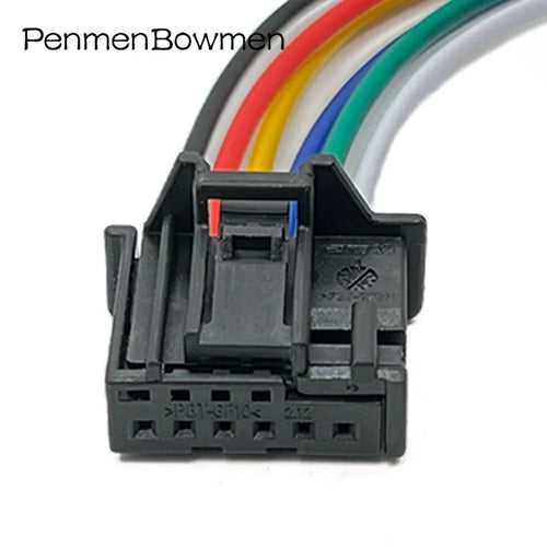 1 Set 6 Pin Car Sunroof Reading Light Rearview Mirror Switch Electrical Cable Connectors Wiring Harness Plug 1355082-1 6Q0972716