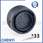 33 Pin Male or Female Waterproof connector HDP24-24-33SN HDP26-24-33PN With Pins For Deutsch HDP Series