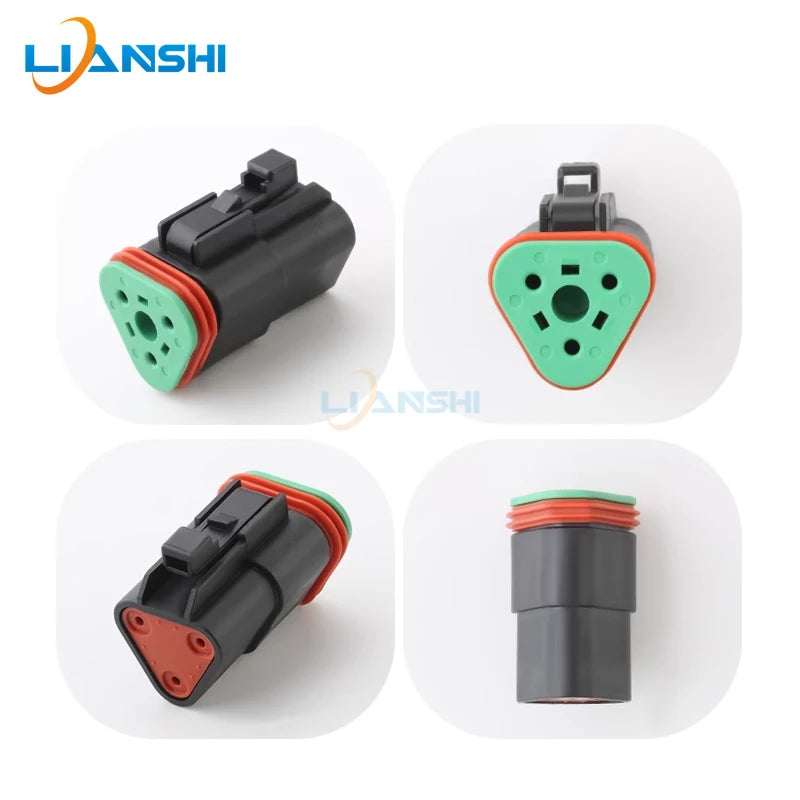 DT04-3P DT06-3S Automotive waterproof connector 3p waterproof connector harness plug