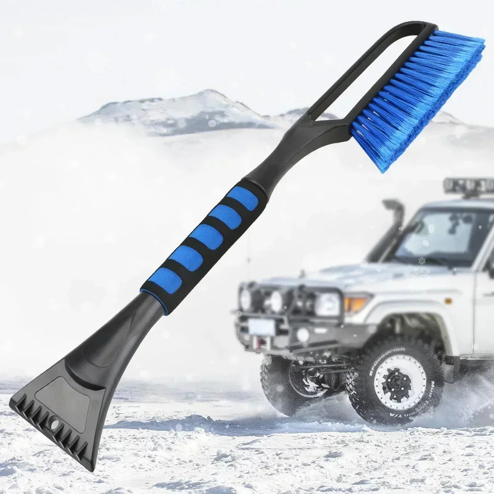 Snow Brush with Wider Ice Scraper Snow Removal Tool Car Brush with Ergonomic Comfortable Foam Grip for Cars Amagi