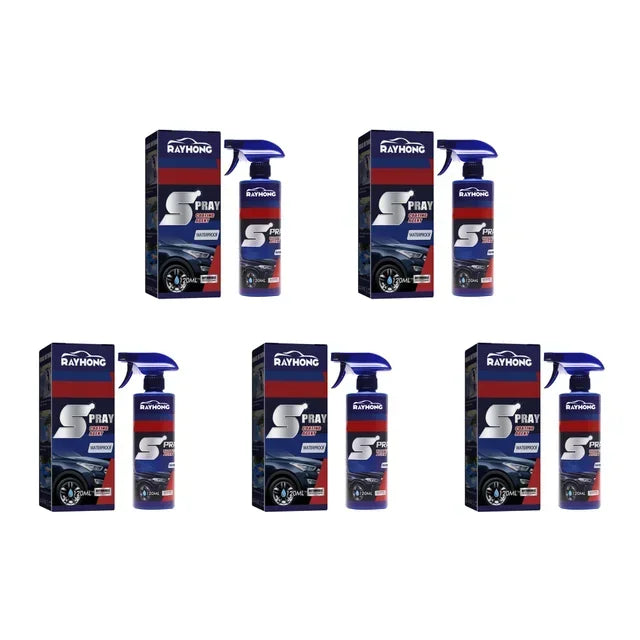 5PC Coating Renewal Agent 3 In 1 Ceramic Car Coating Spray Plastic Parts Refurbish Agent Fast-Acting Spray Waterless Wash amagi