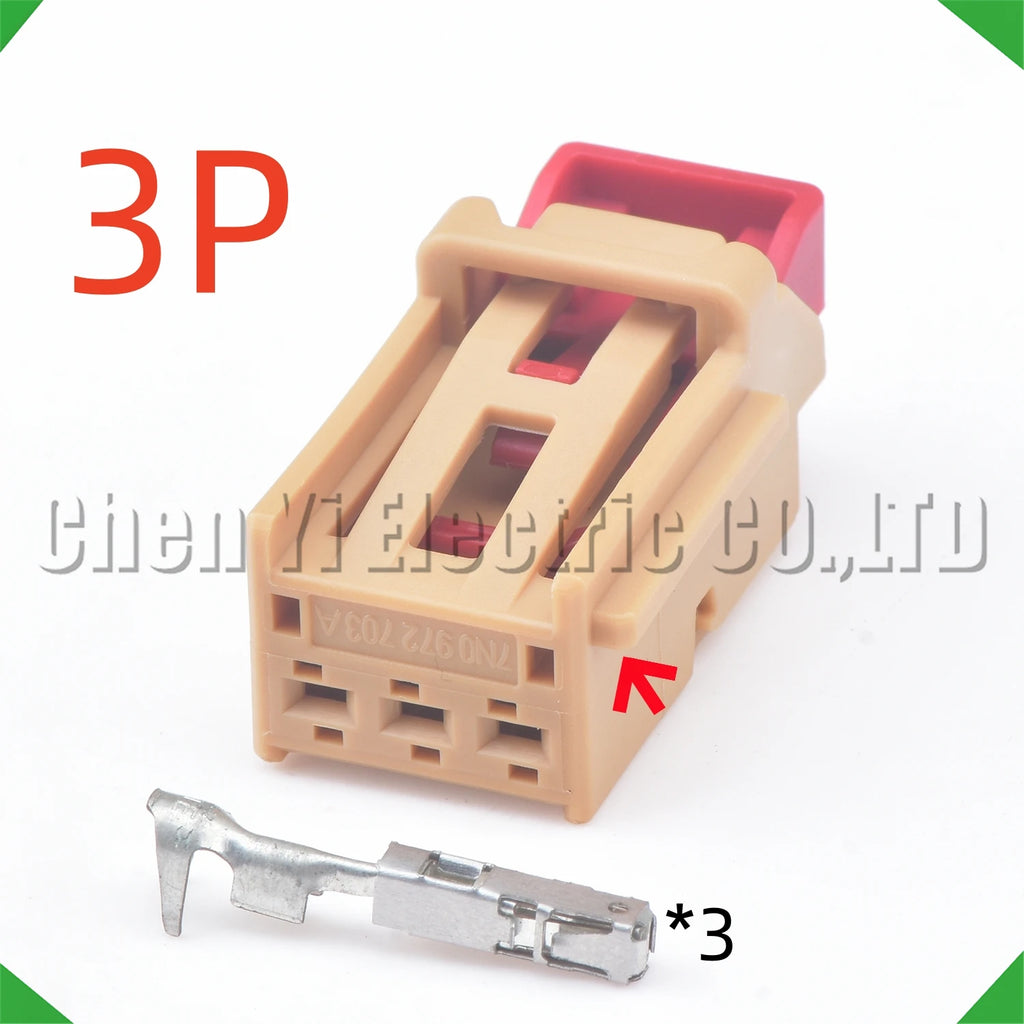 3-Pin Auto Connector Connector Connectors Taillight brake light Chair Motor lifting module