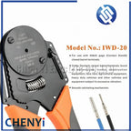 1pcs Crimper Harley Cater piller Hand Tool for Deutsch connector DT DTM DTP Pins w2 Pliers 18/16/14 AWG IWD-12 16 20