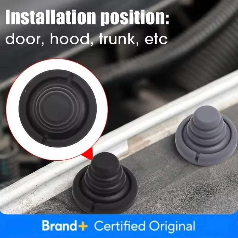 Car Door Anti-Collision Silicone Pads Sound Insulation Gasket Auto Soundproof Shockproof Sealing Rubber Pad Door Edge Sticker