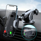 For iPhone 15 14 13, Gravity Suction Cup Dashboard Car Phone Holder, Car Mobile Support Smartphone Mount amagi